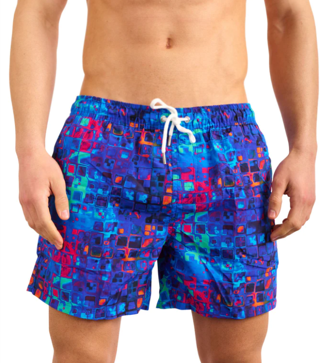 Beach Board Shorts - Tan Through Swimwear and Beachwear